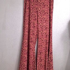 NWOT RACHEL Rachel Roy Printed Wide Leg Palazzo Pants   Size 6
